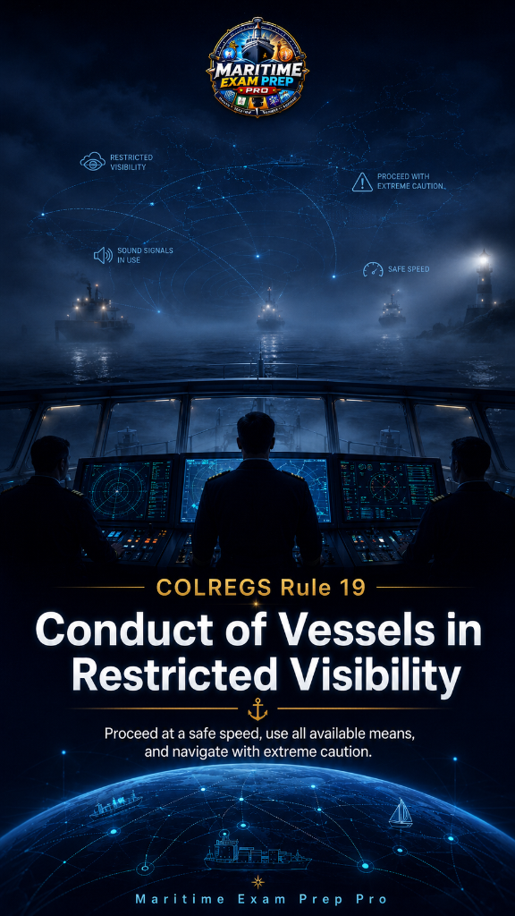 COLREGS Rule 19 — Restricted Visibility