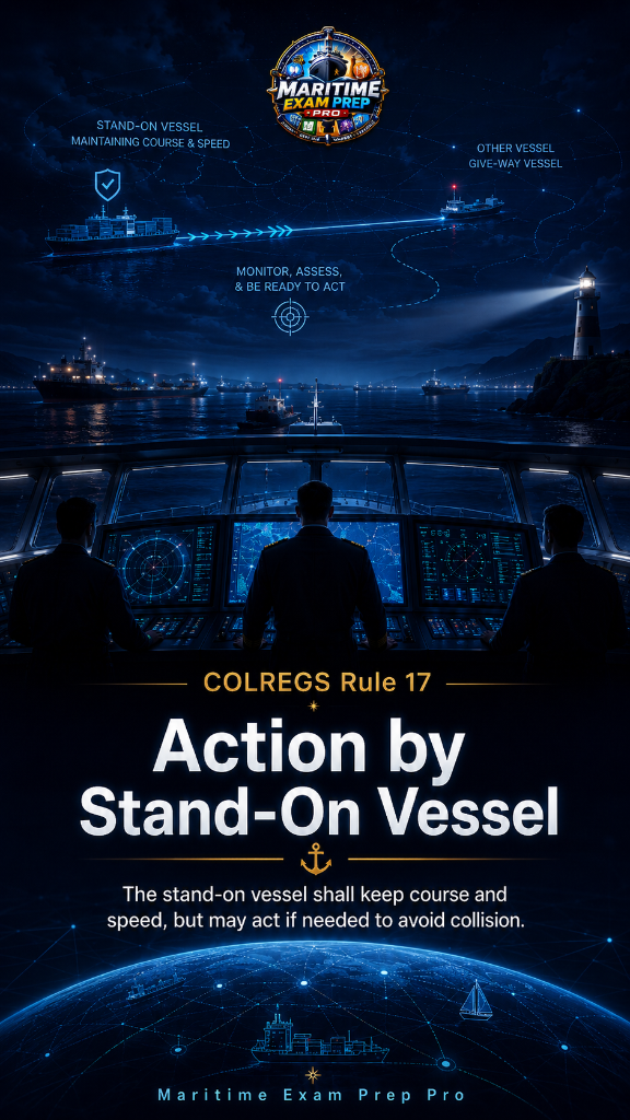 COLREGS Rule 17 — Action by Stand-on Vessel