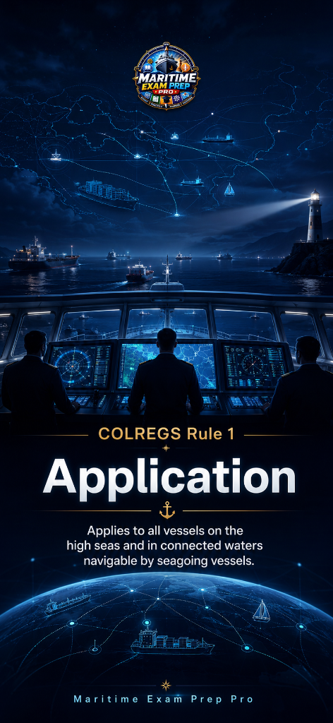 COLREGS Rule 1 — Application