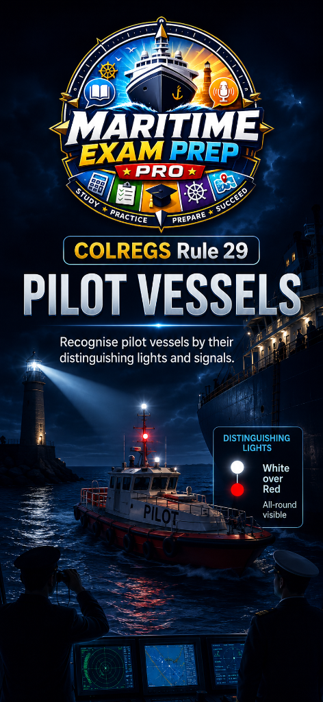 COLREGS Rule 29 — Pilot Vessels