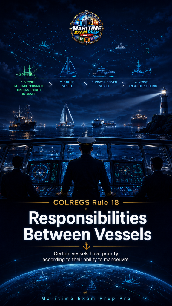 COLREGS Rule 18 — Responsibilities Between Vessels