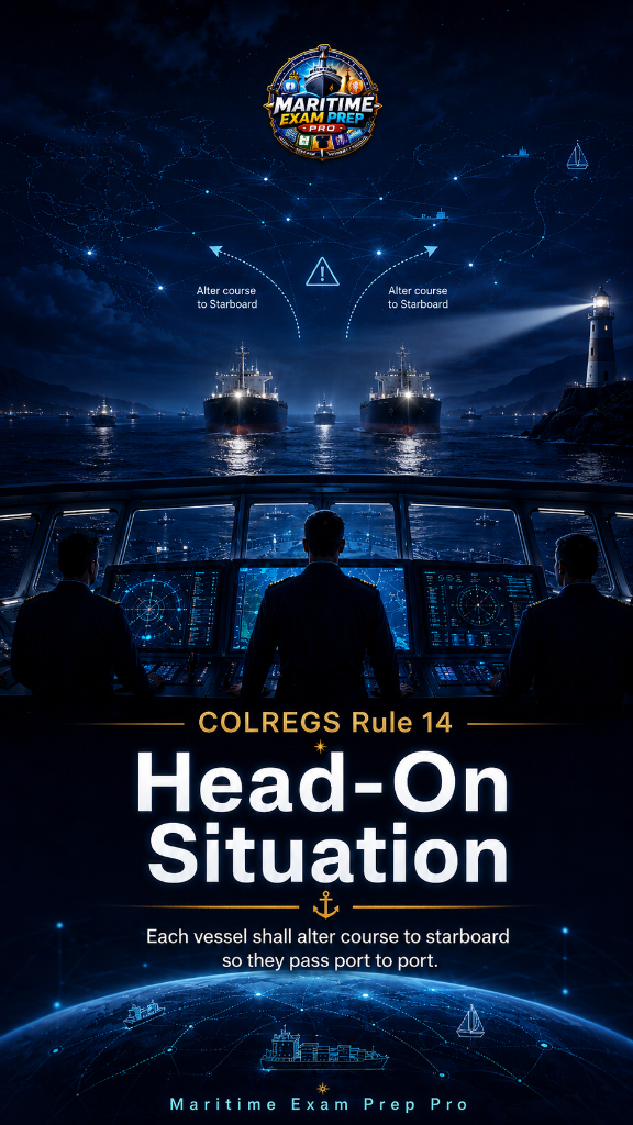 COLREGS Rule 14 — Head-on Situation