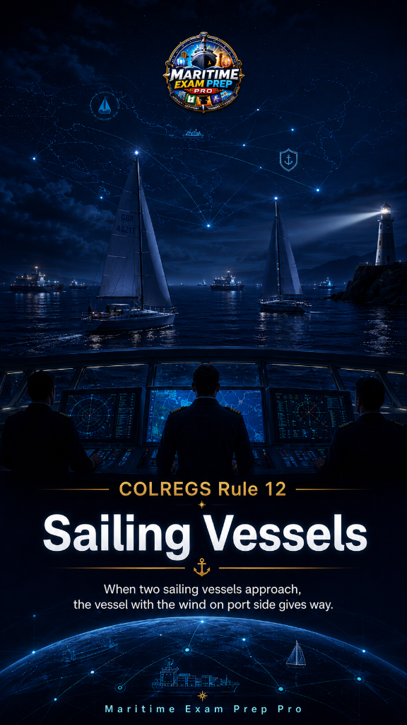 COLREGS Rule 12 — Sailing Vessels