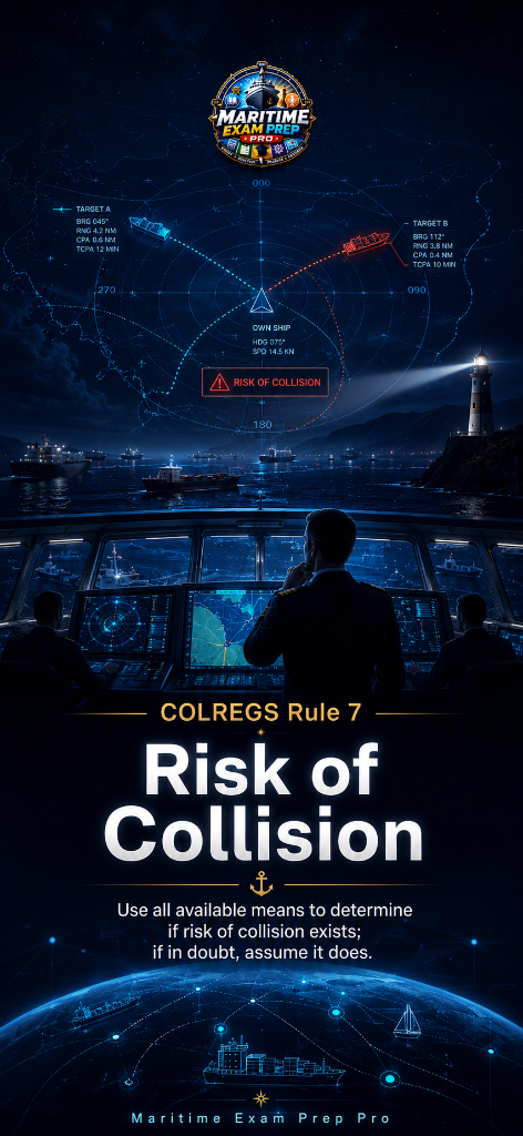 COLREGS Rule 7 — Risk of Collision
