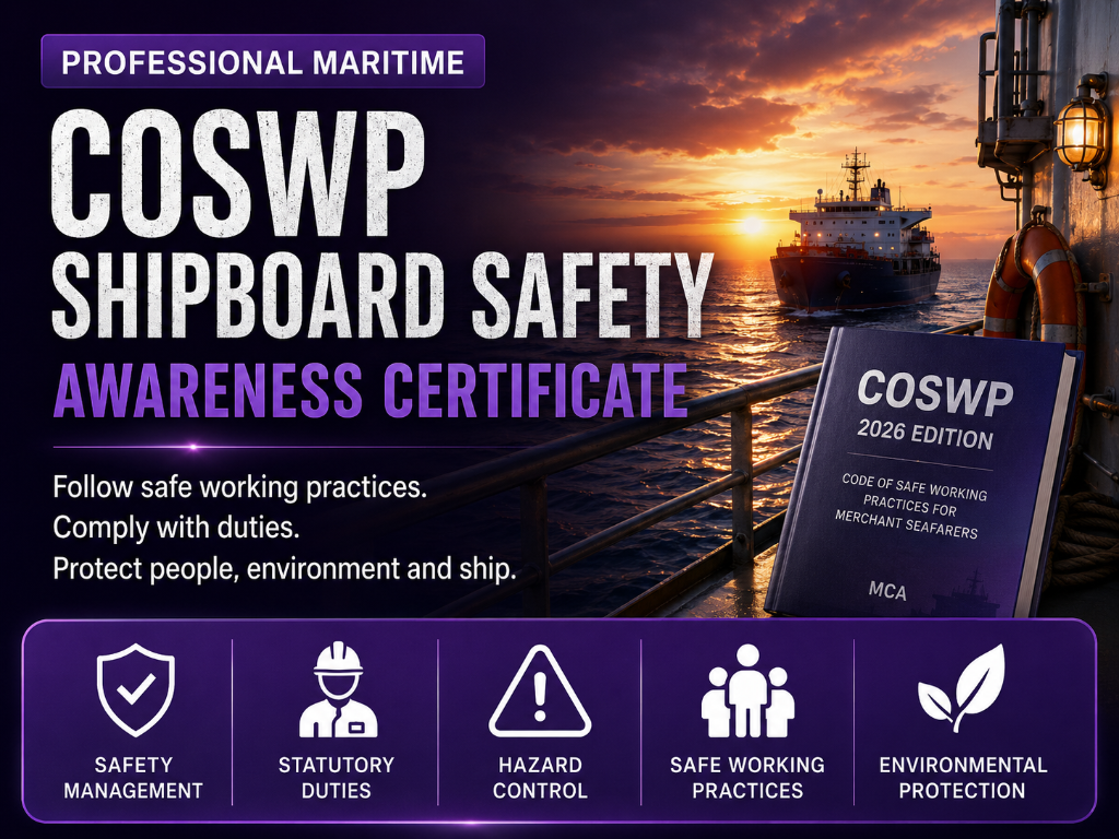 COSWP Shipboard Safety Awareness Certificate