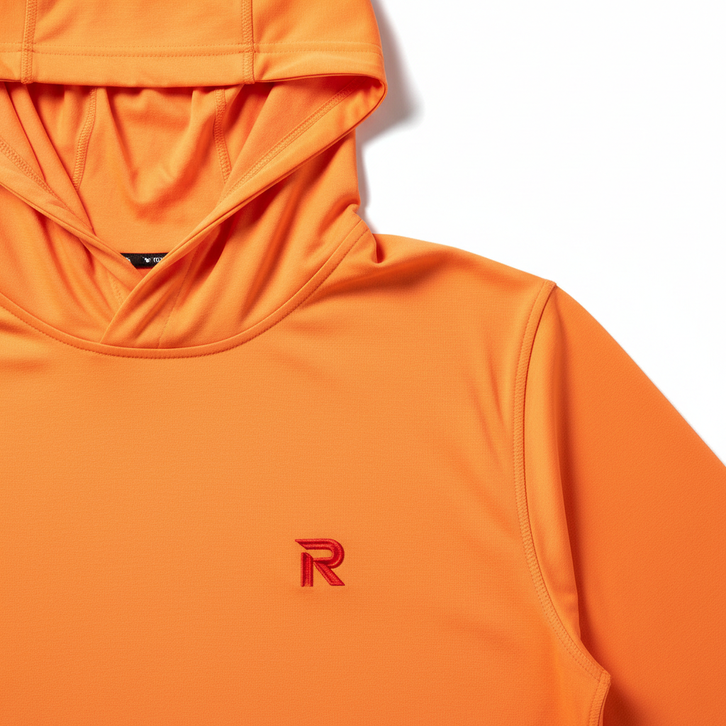 Redline 5-Pack Sun Protection Hoodie Shirts — ORANGE (Roofer Edition) 3