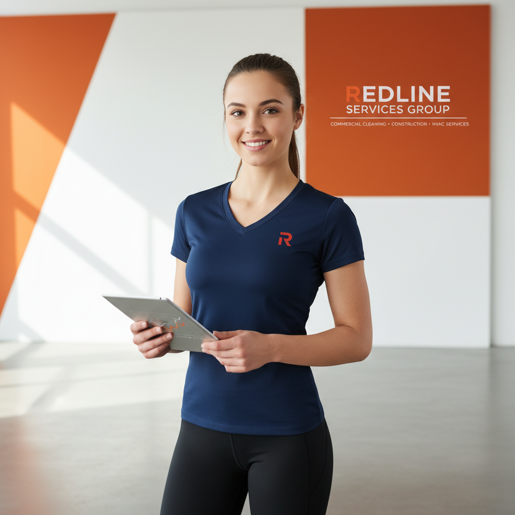 Redline Women's V-Neck T-Shirt (R Logo) 4