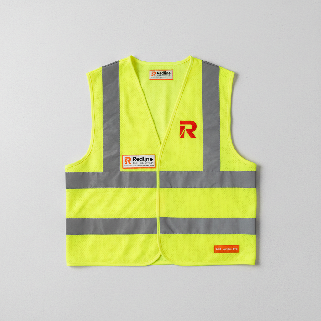 Redline Hi-Vis Safety Vest (R Logo)