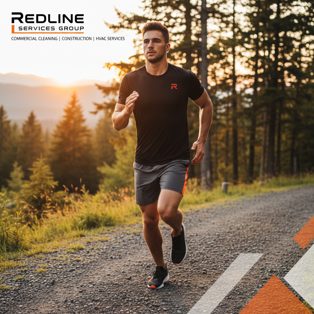 Redline Dry-Fit Running Tee — Men's (R Logo) 2