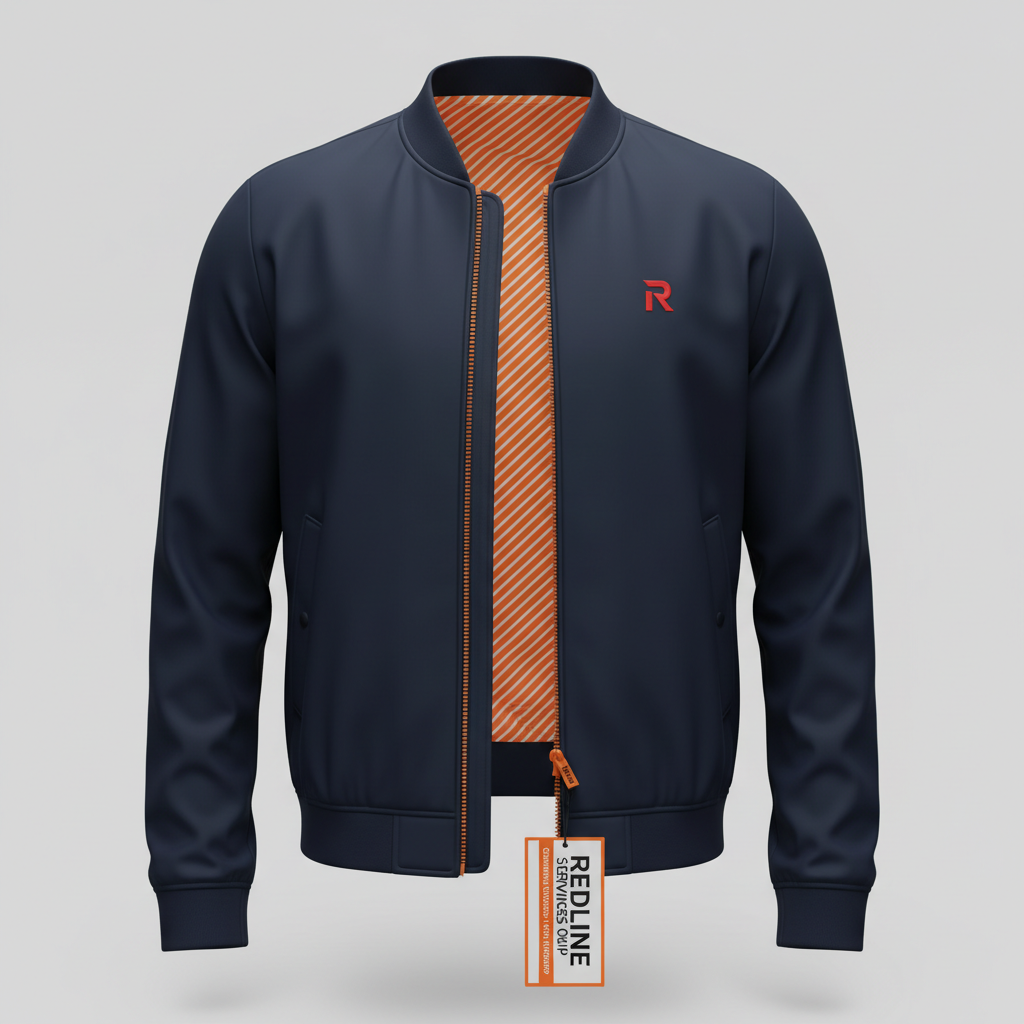 Redline Bomber Jacket (R Logo) 4