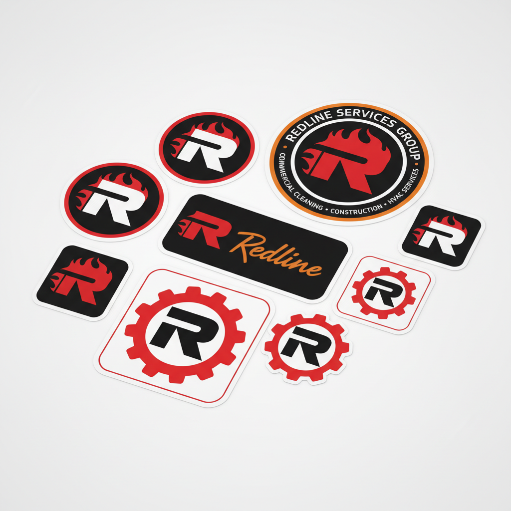 Redline Sticker Pack (10 Stickers) 2