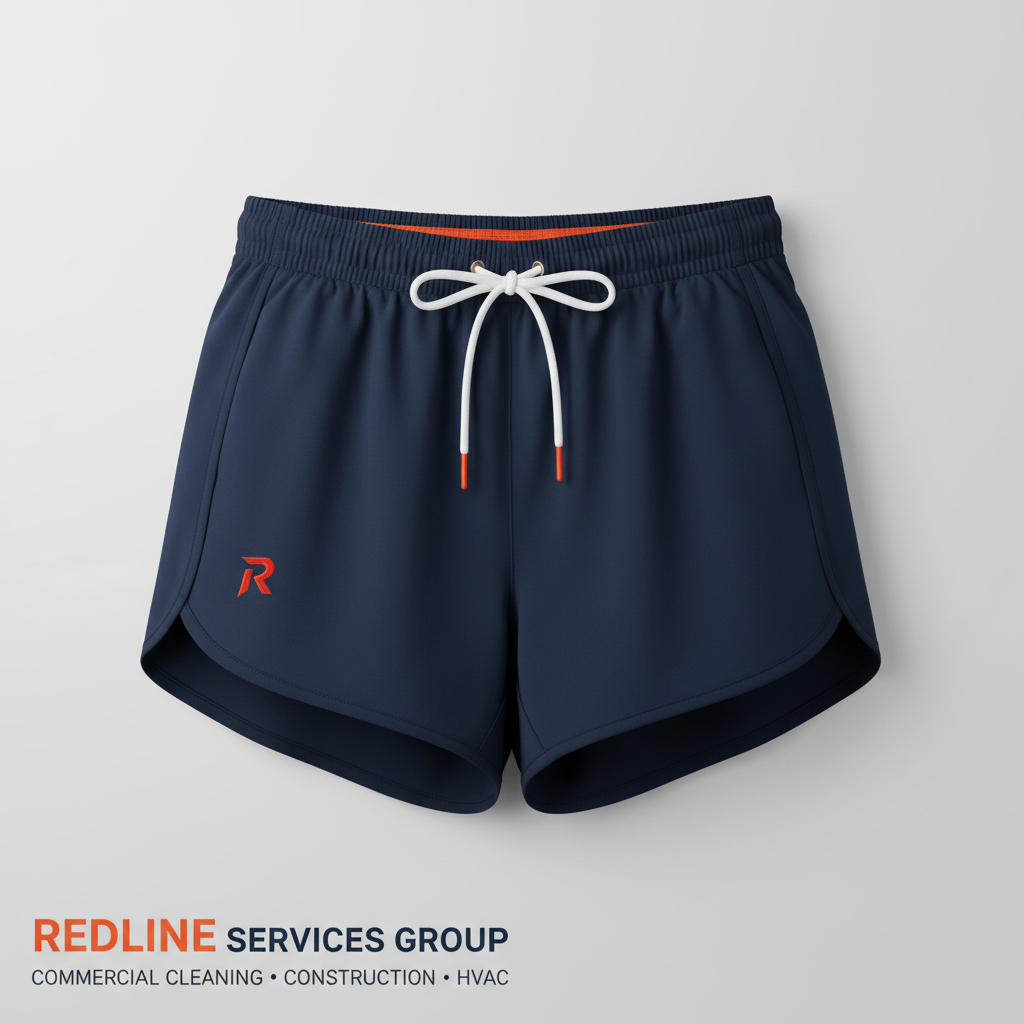 Redline Women's Athletic Shorts (R Logo) 4