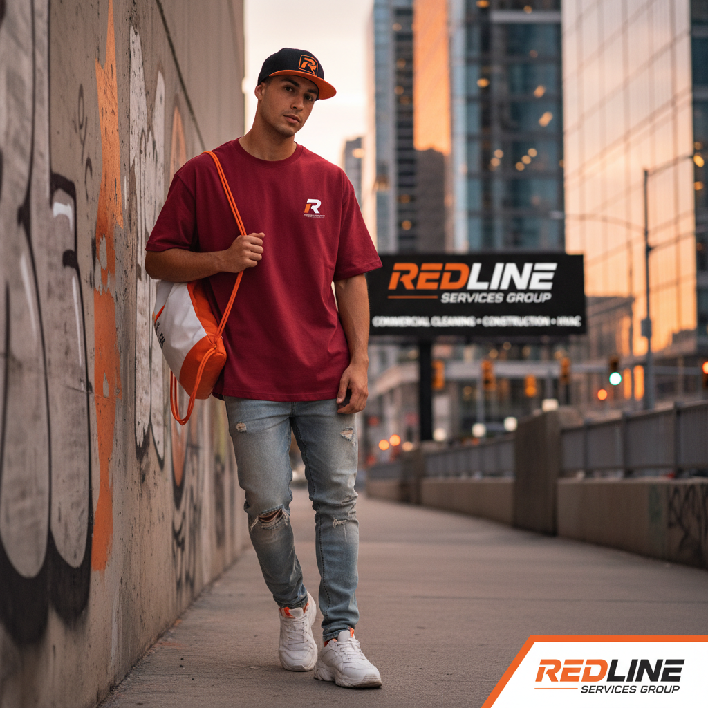 Redline Oversize T-Shirt (R Logo) — Unisex 3