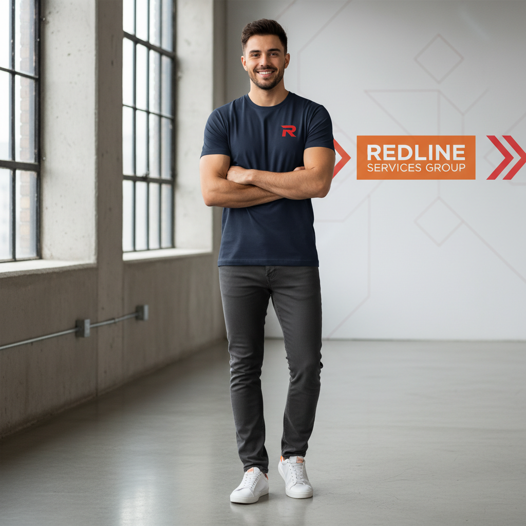 Redline Classic T-Shirt — Small R Logo (Lifestyle) 4