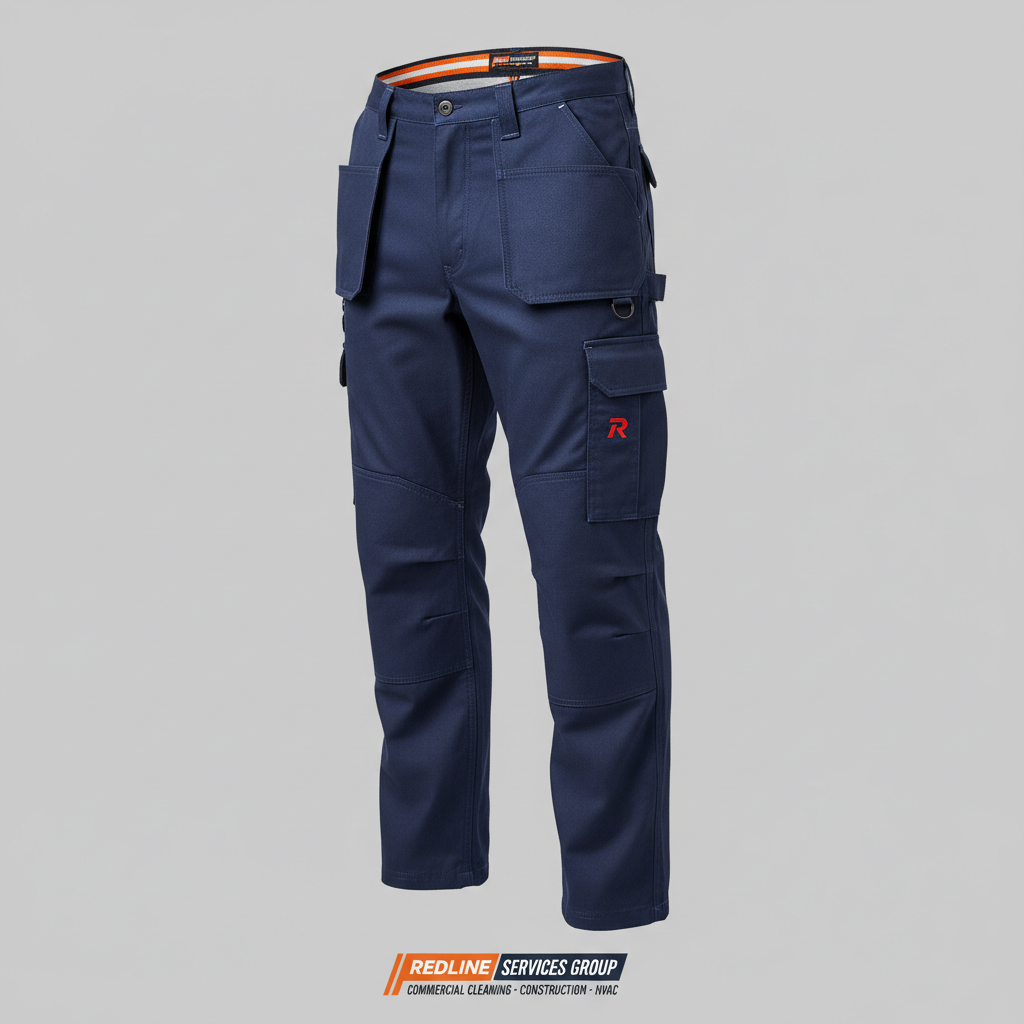 Redline Cargo Work Pants (R Logo) 4