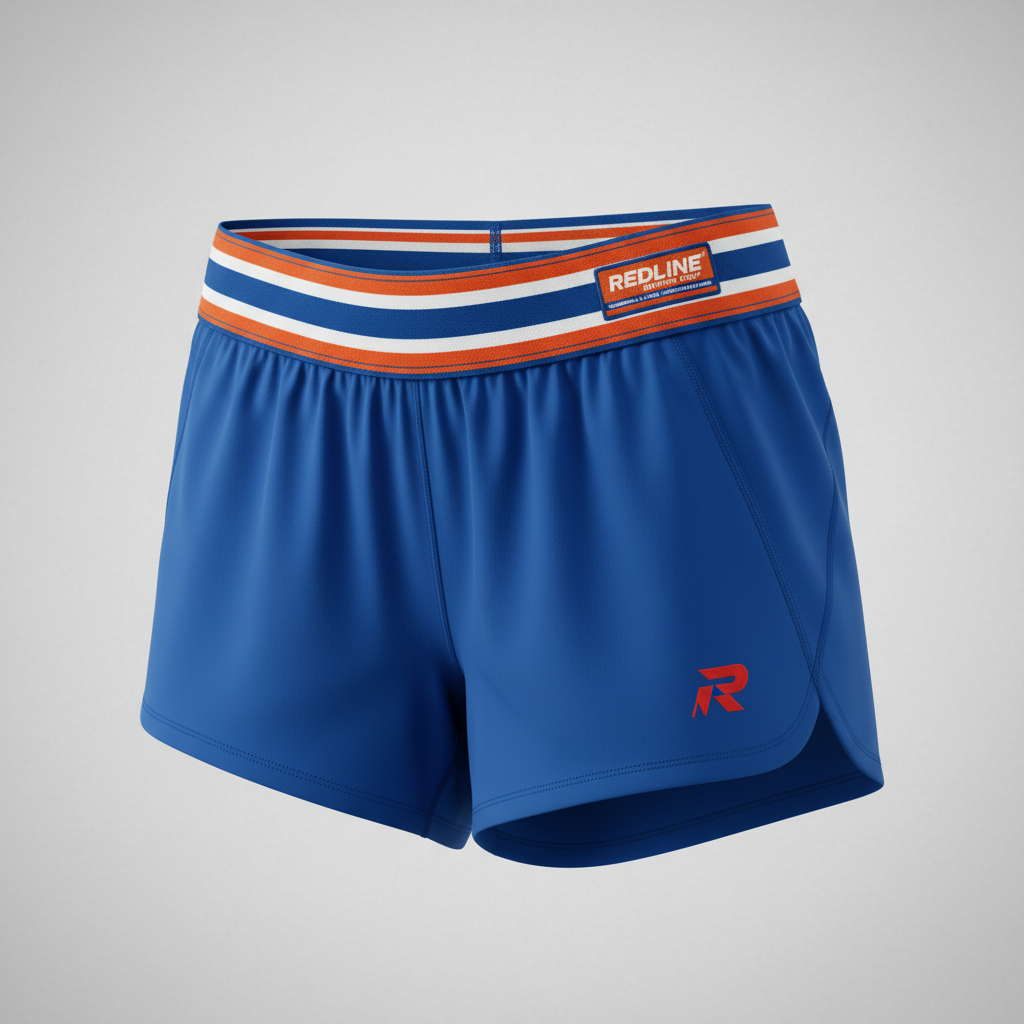 Redline Women's Athletic Shorts (R Logo) 5