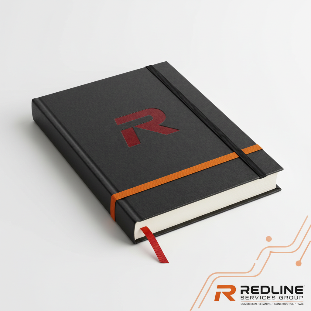 Redline Notebook/Journal (R Logo)
