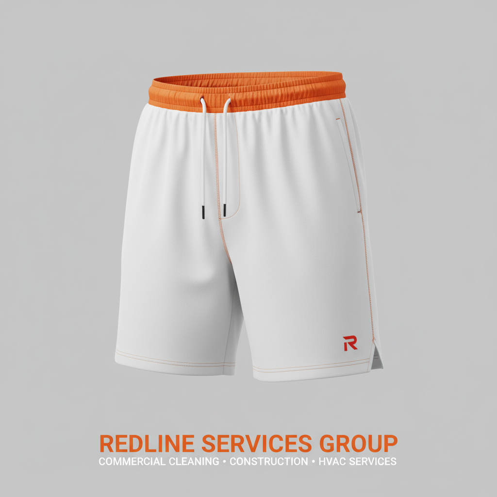 Redline Men's Athletic Shorts (R Logo) 2