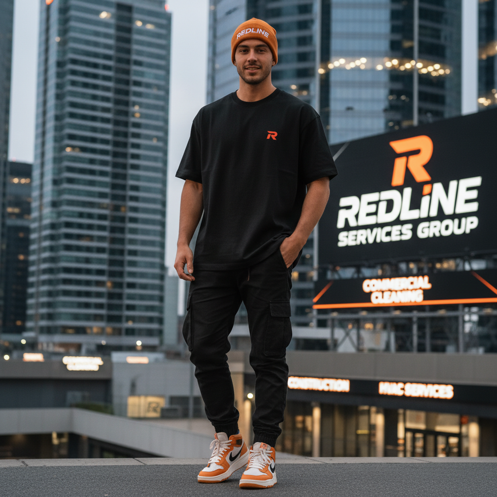 Redline Oversize T-Shirt (R Logo) — Unisex