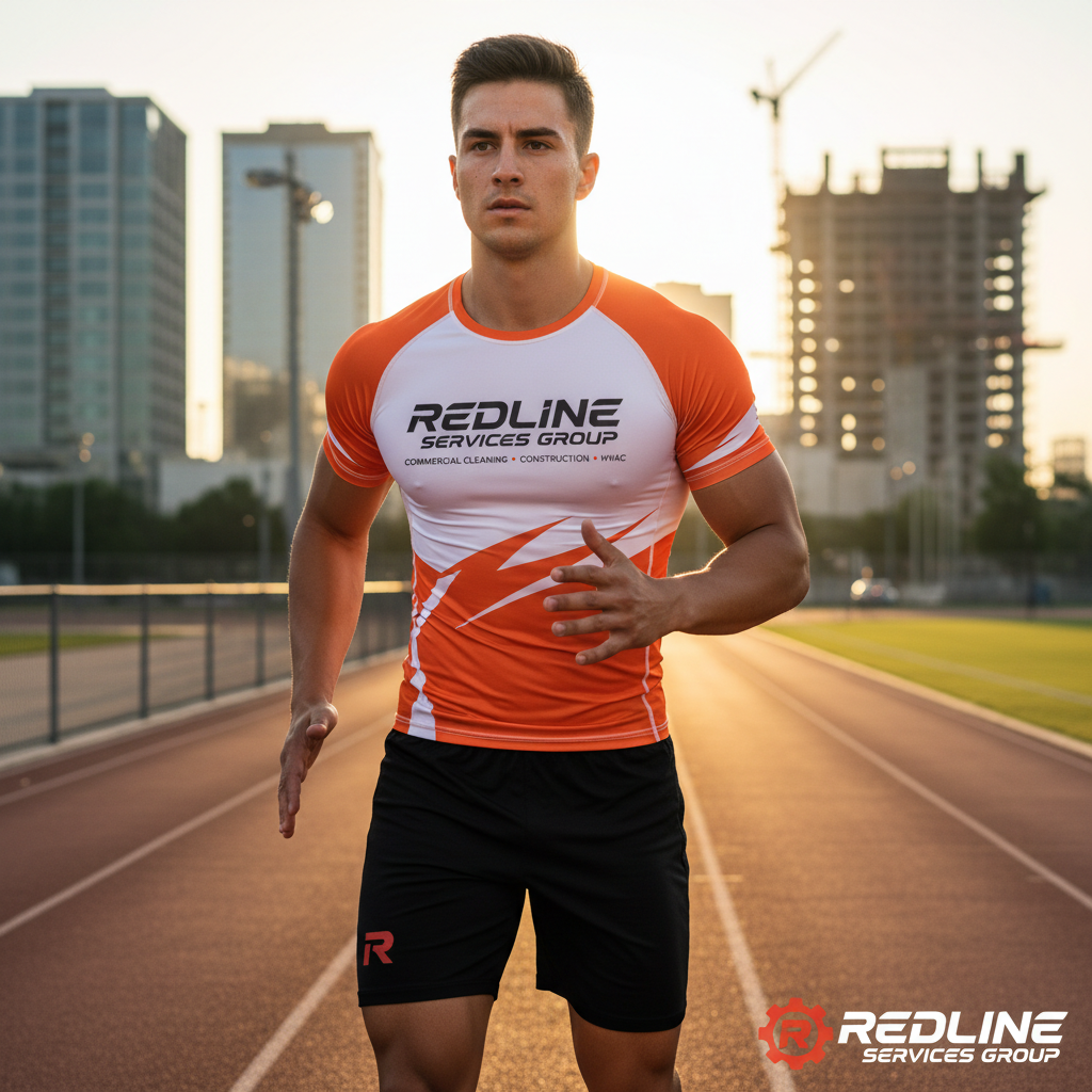 Redline Dry-Fit Running Shorts — Men's (R Logo) 2