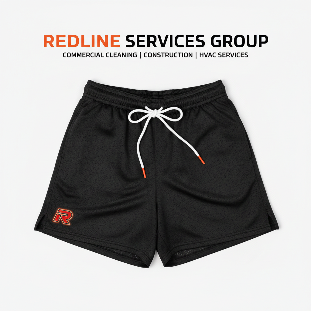Redline Men's Athletic Shorts (R Logo)
