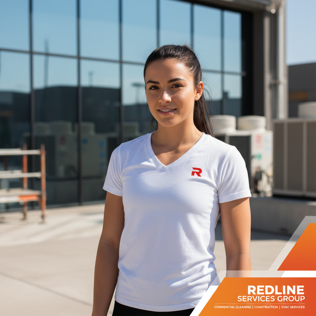 Redline Women's V-Neck T-Shirt (R Logo) 2