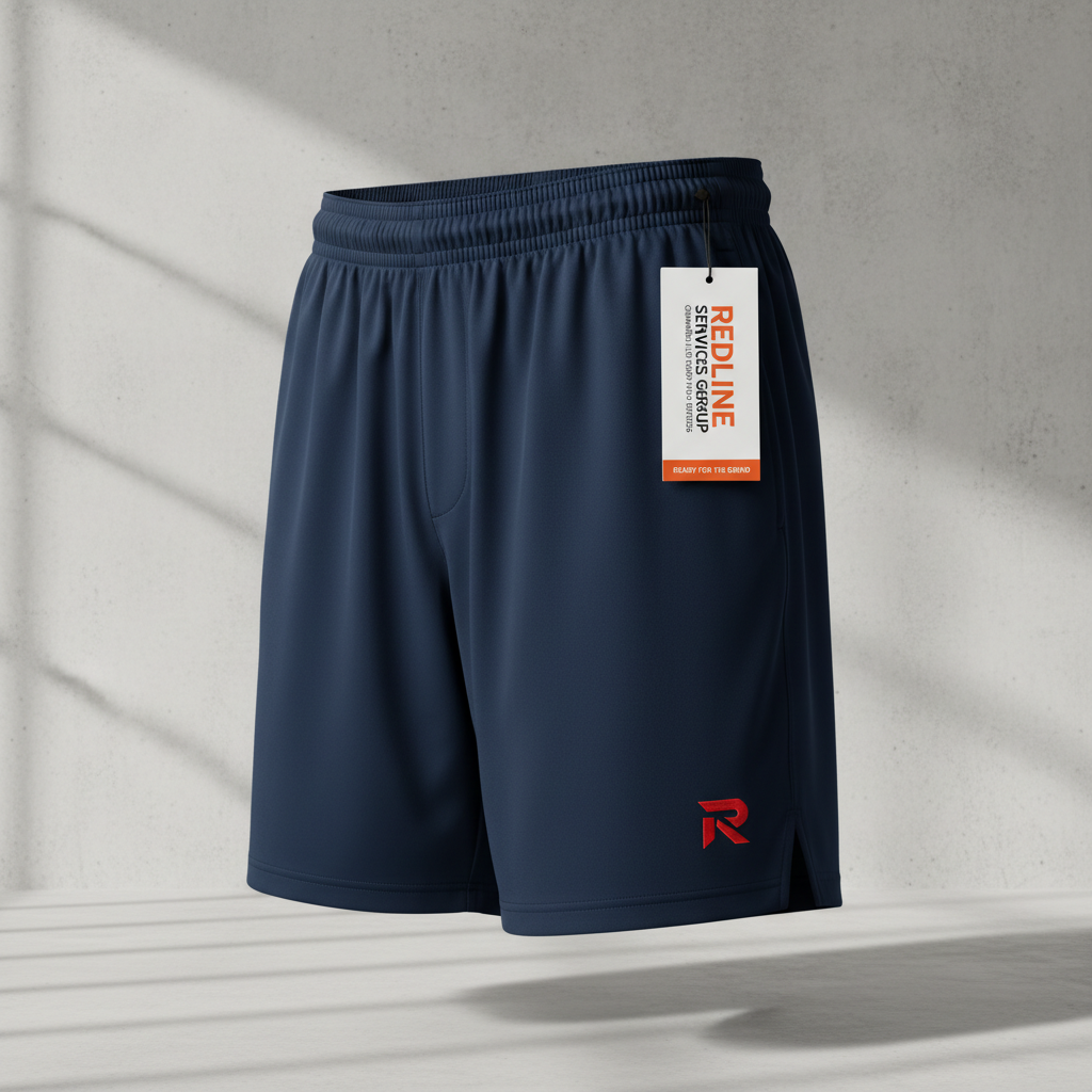 Redline Men's Athletic Shorts (R Logo) 4