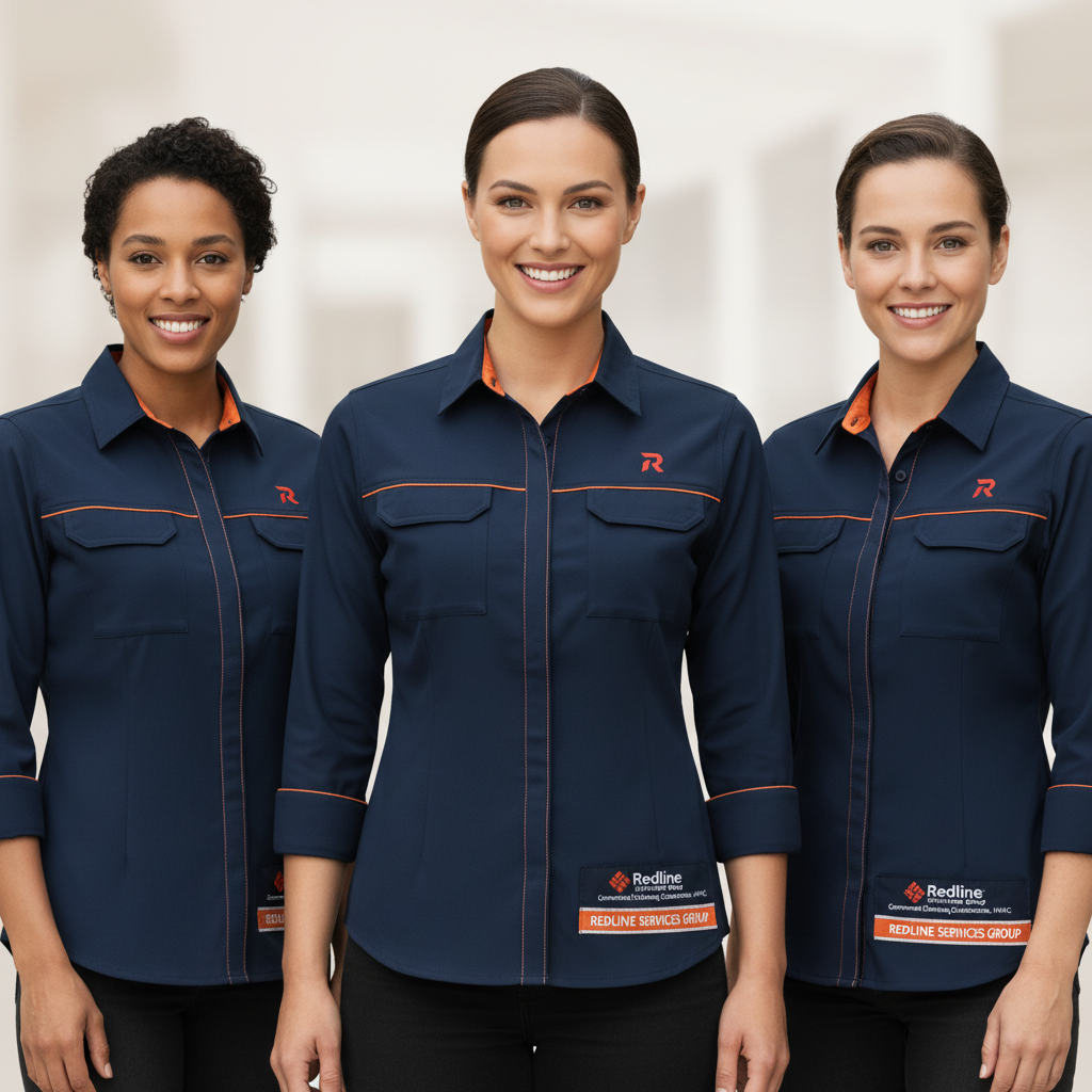Redline Columbia-Style Button Down — Women's (R Logo) 4