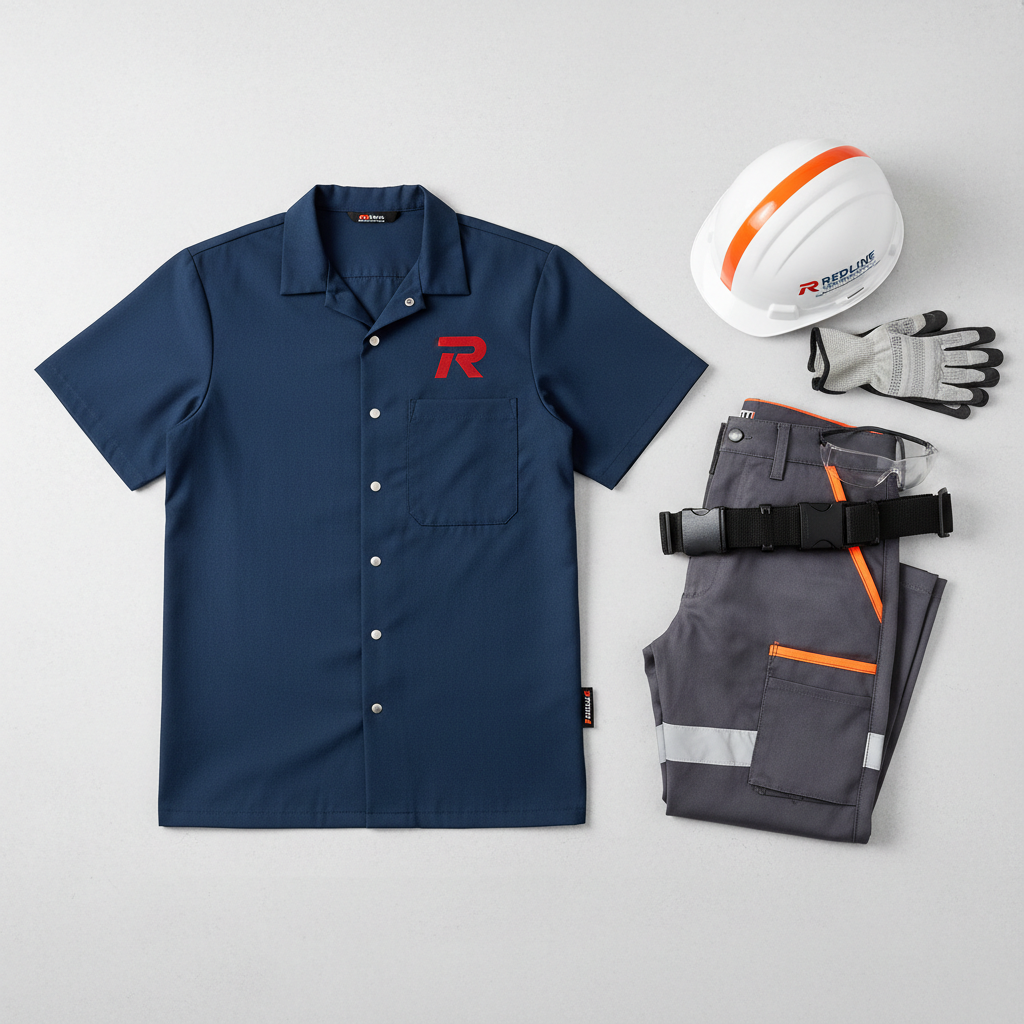 Redline Cleaning Smock (R Logo) 4