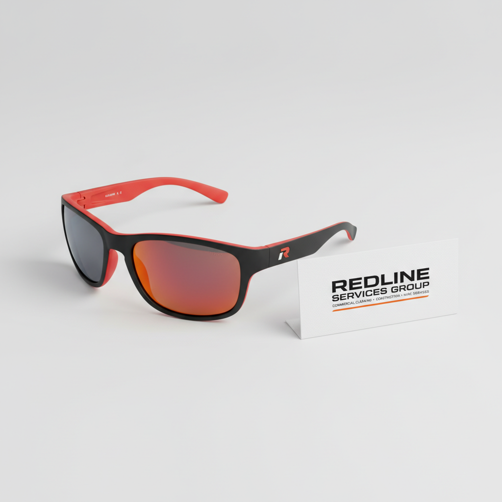 Redline Sunglasses — Black/Red