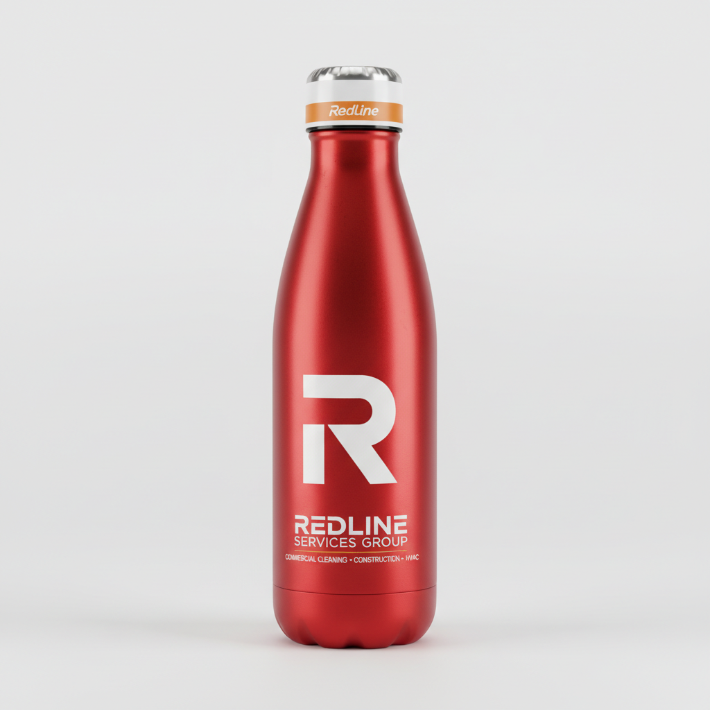 Redline Gym Towel — Black (R Logo)