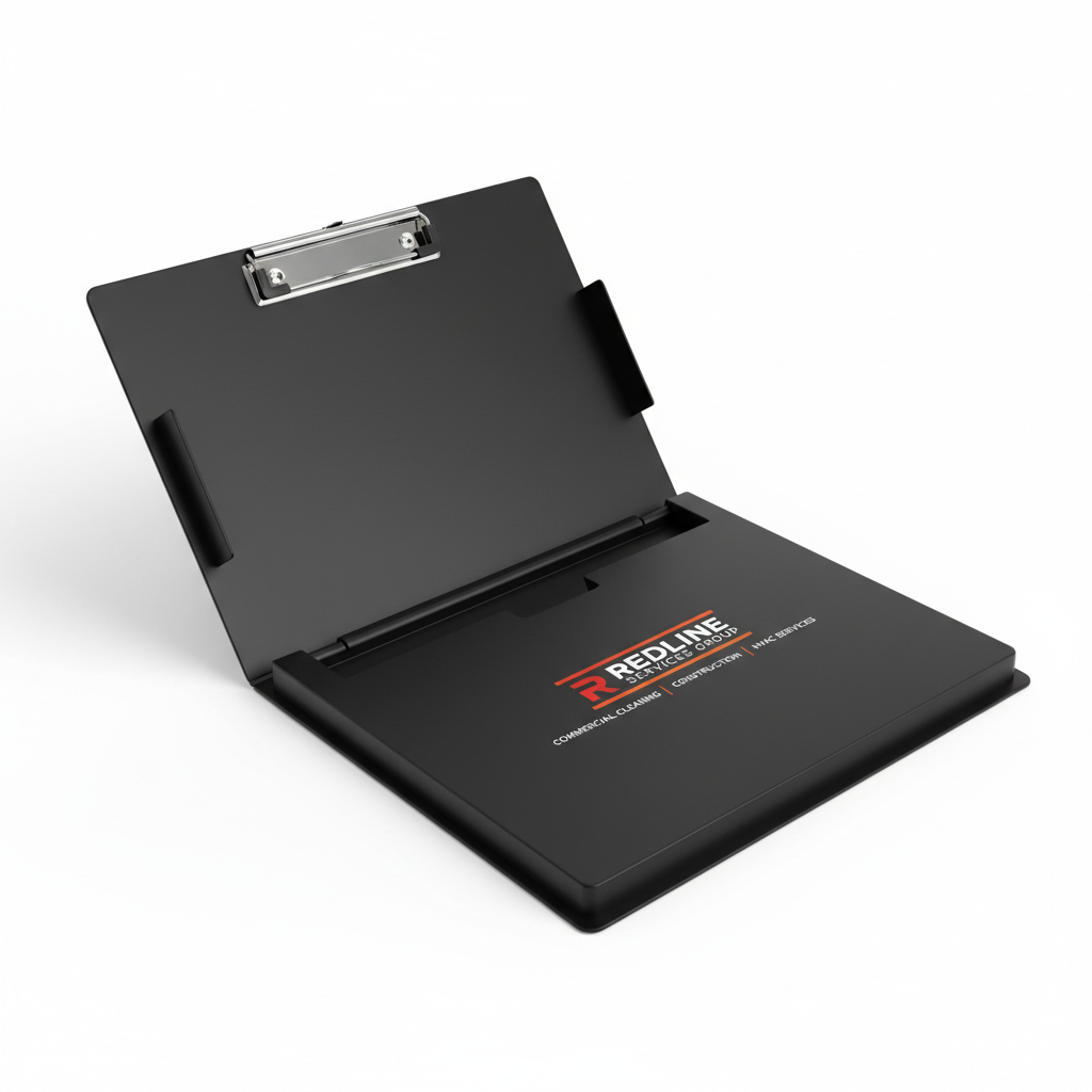 Redline Clipboard with Storage (R Logo)