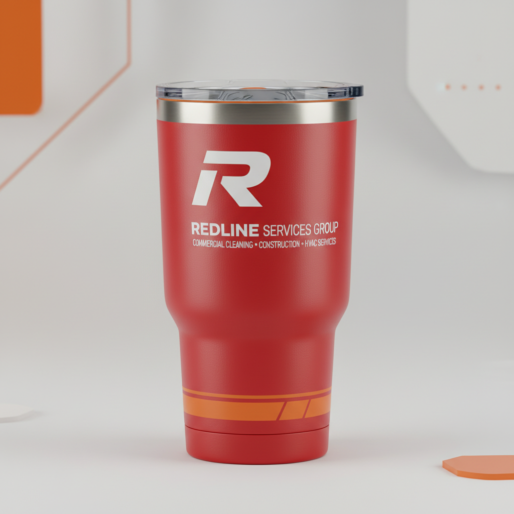 Redline Stainless Steel Tumbler 20oz (R Logo) 3
