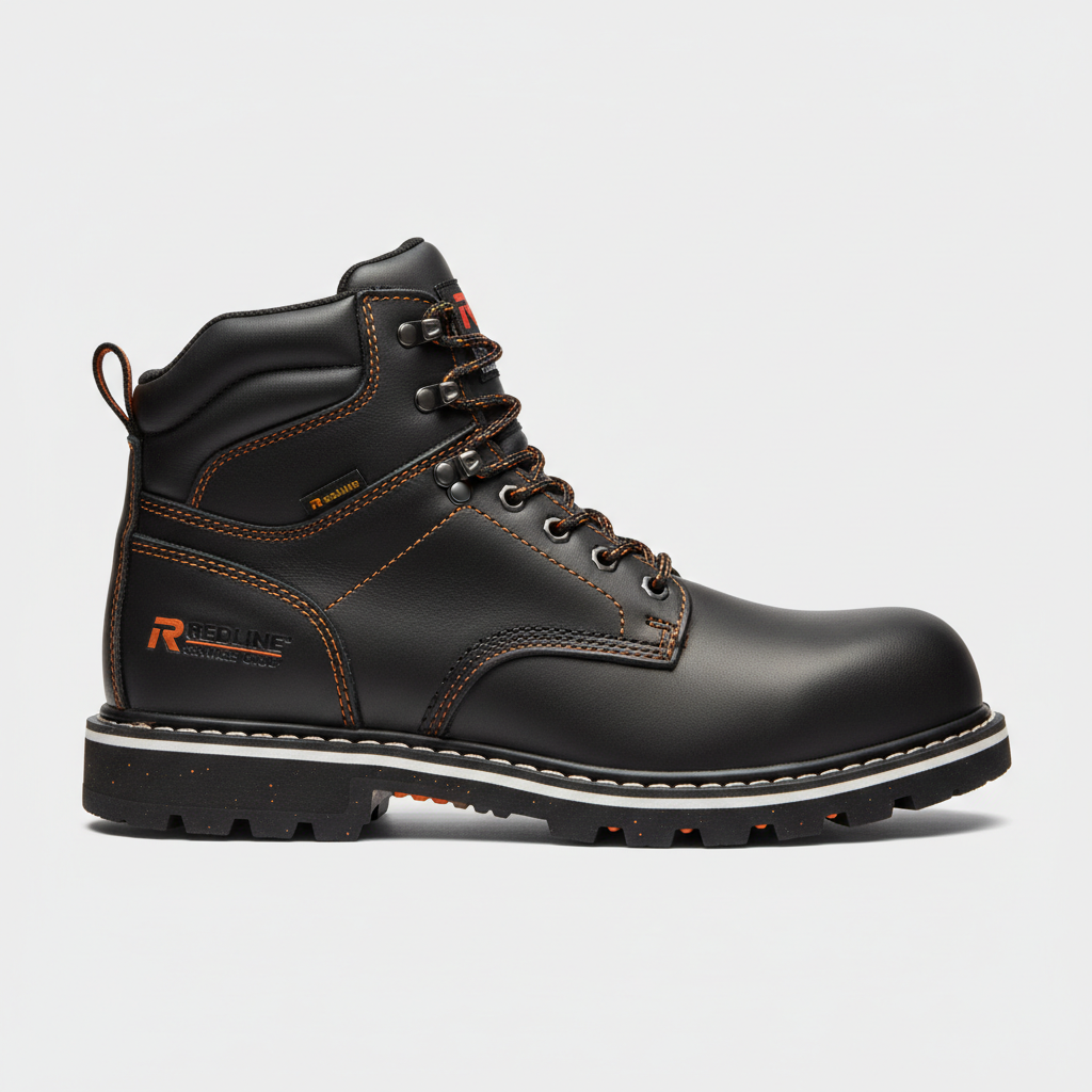 Redline Steel Toe Boots (R Logo)