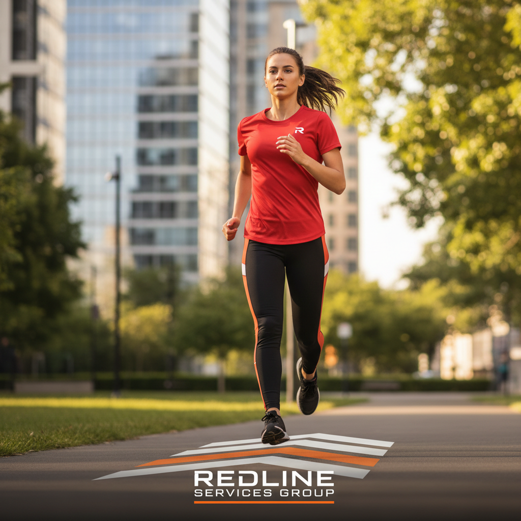 Redline Dry-Fit Running Tee — Women's (R Logo) 2