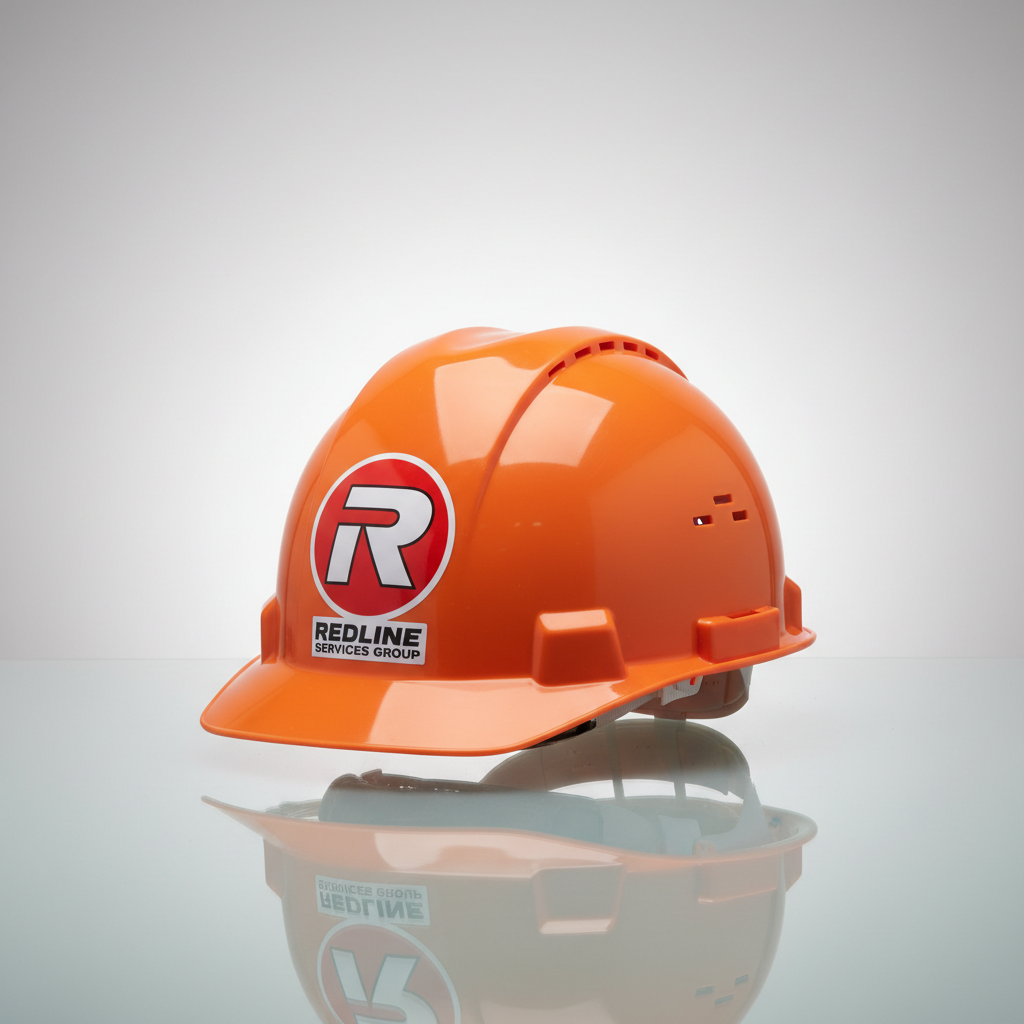 Redline Hard Hat (R Logo) 2
