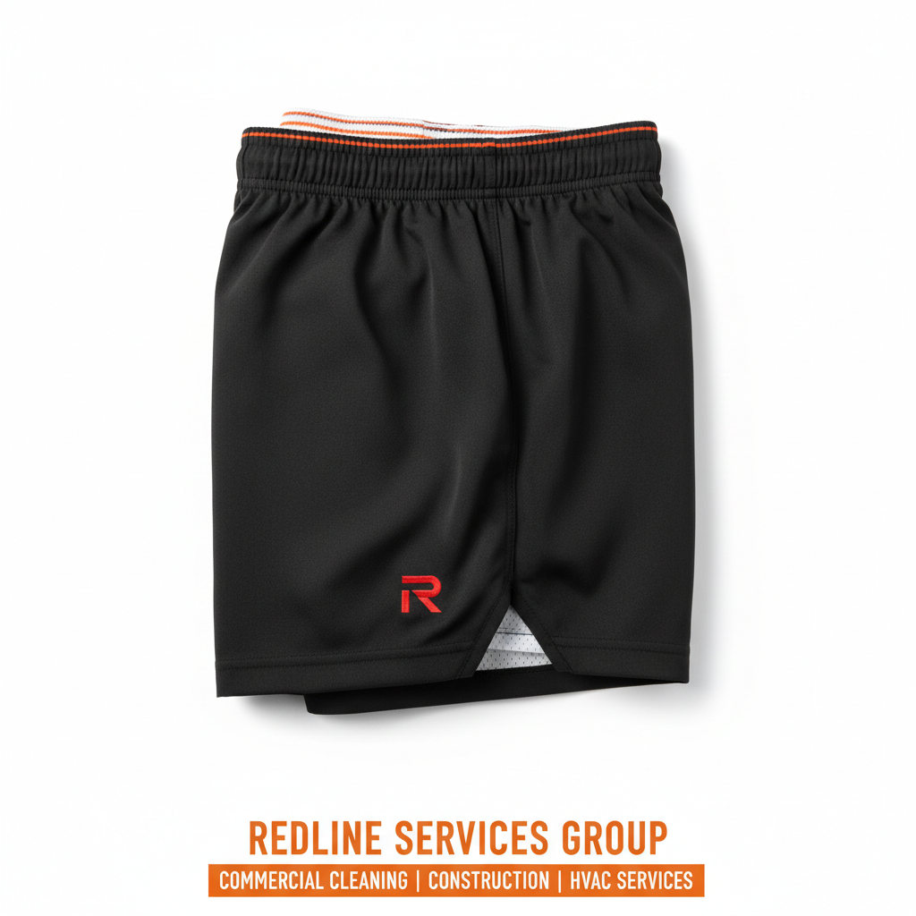 Redline Dry-Fit Running Shorts — Men's (R Logo)