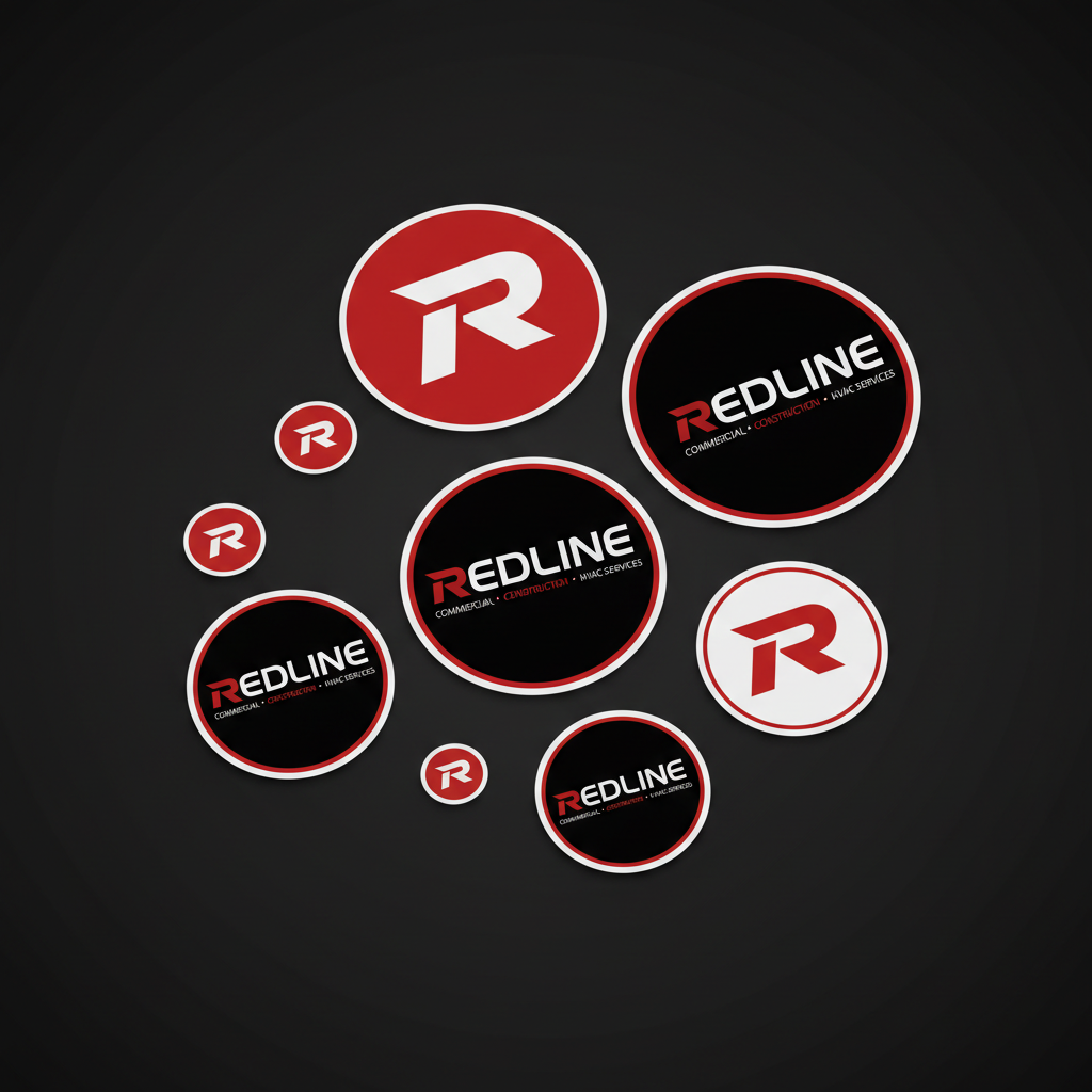 Redline Sticker Pack (10 Stickers)