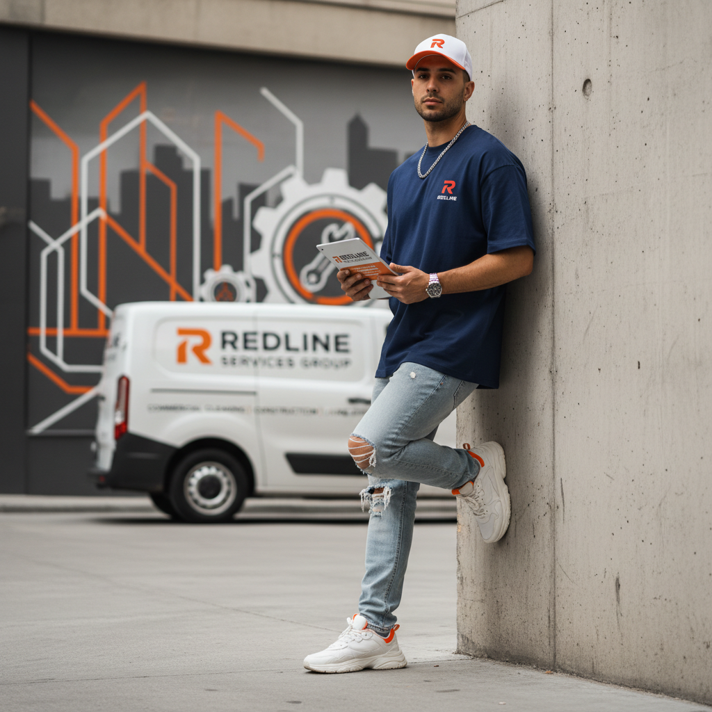 Redline Oversize T-Shirt (R Logo) — Unisex 4