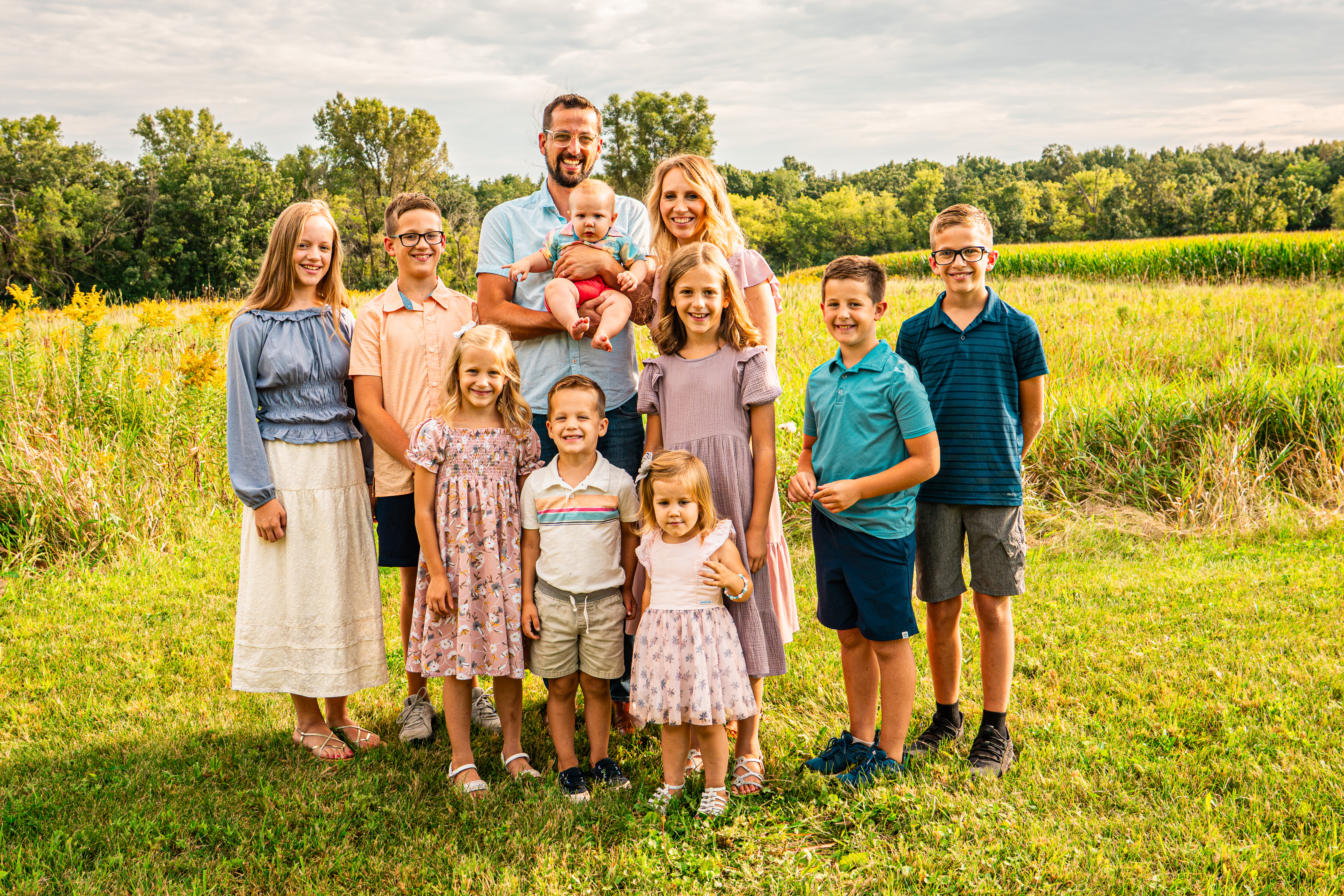 The McDonnell family session cover
