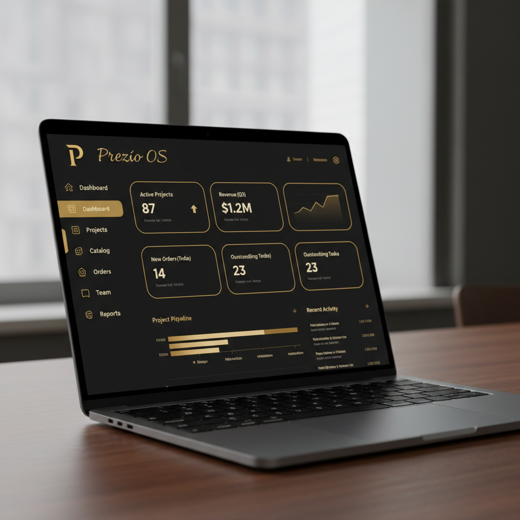 Prezio OS Dashboard