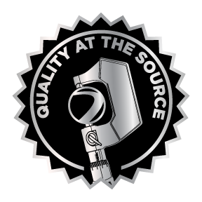 Quality at the Source quality principle icon — Dye Precision CNC