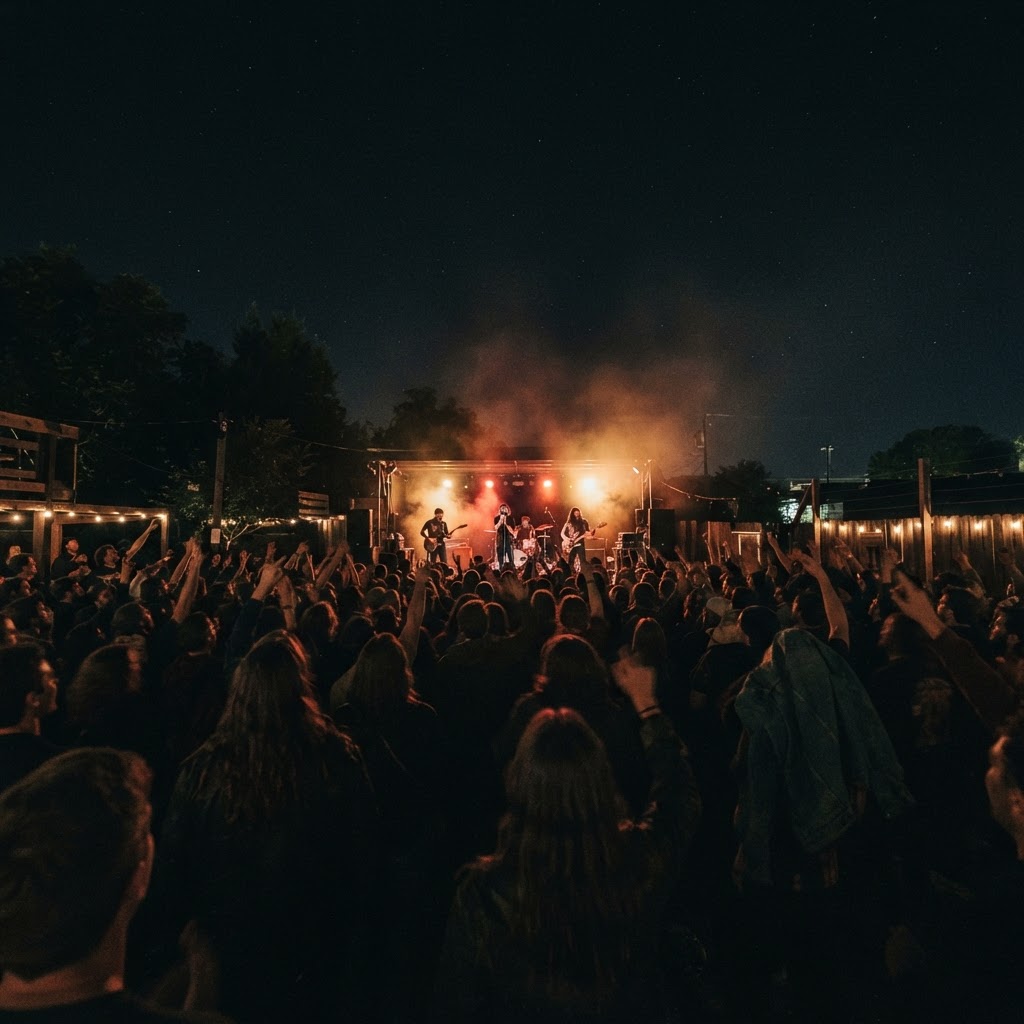 Crowd at a live 2Flyy Nation event