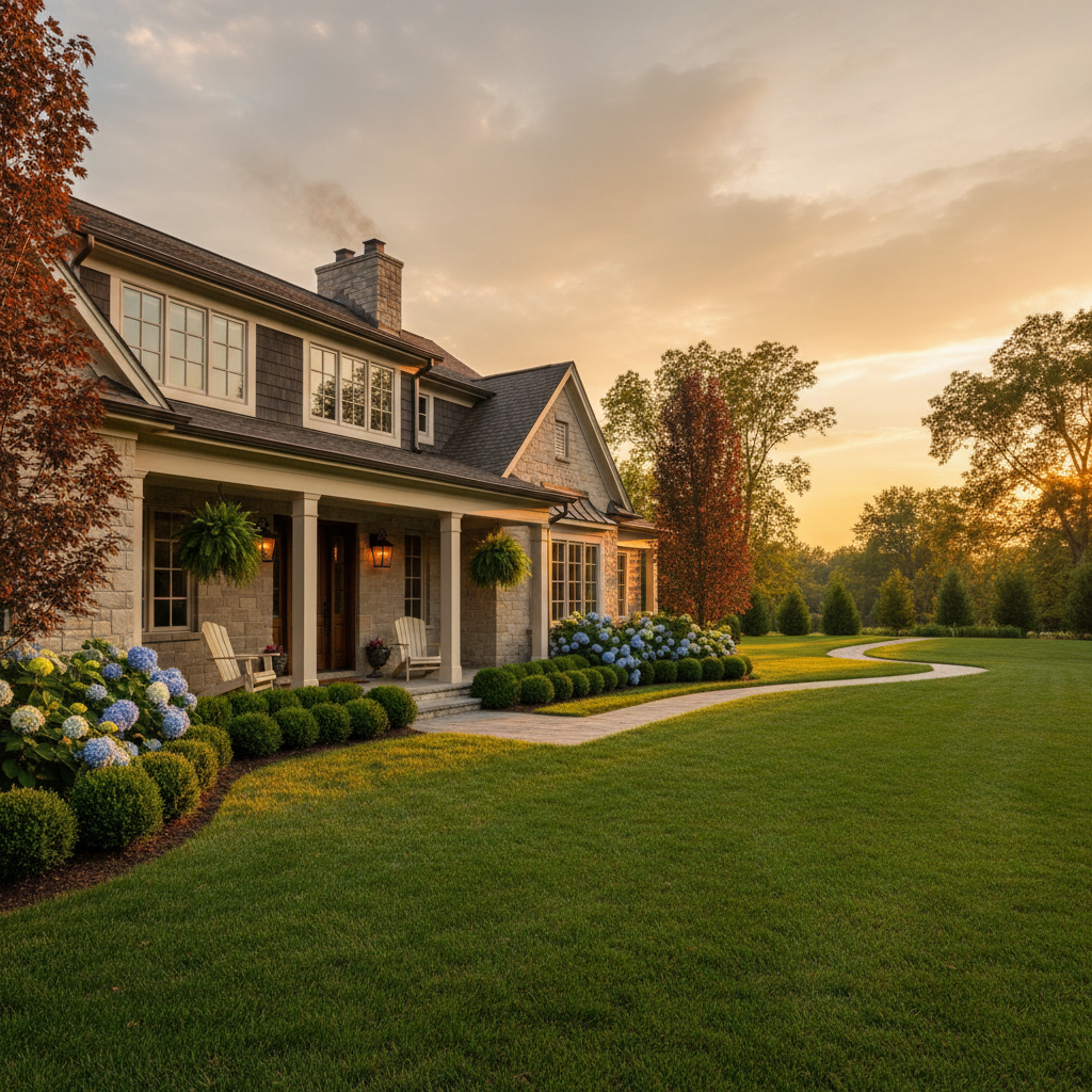 Beautiful home exterior