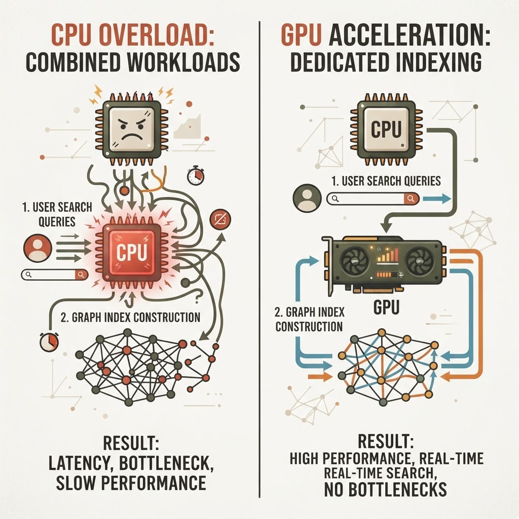 GPU-Accelerated Indexing Shifts the Burden of Search Infrastructure