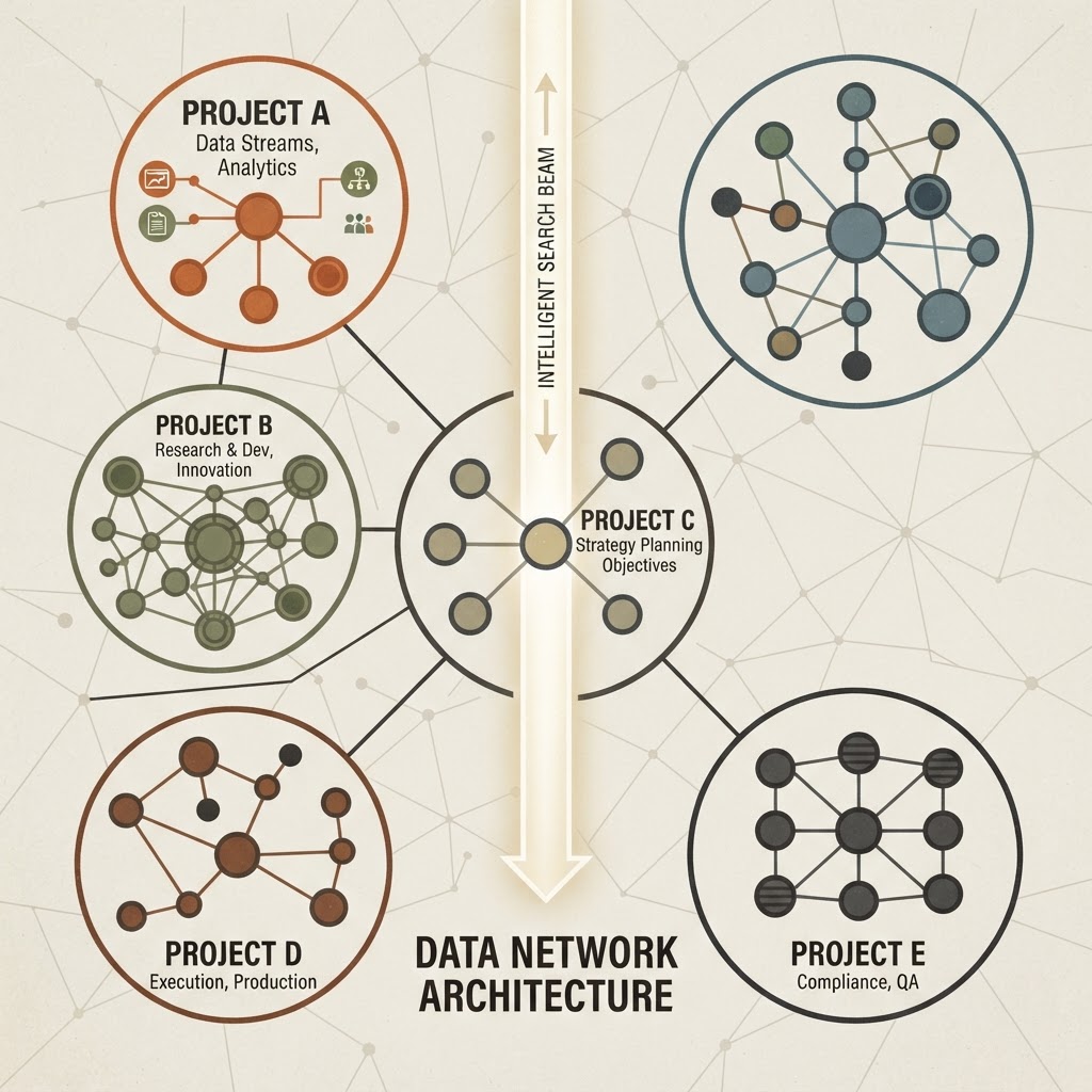 Beyond Data Gravity: How Cross-Project Search Redefines Architectural Sovereignty