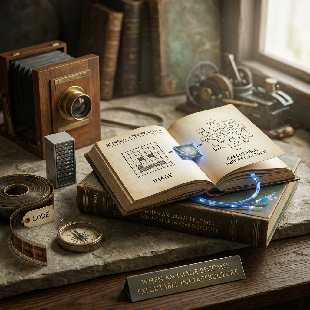 When an Image Becomes Executable Infrastructure: The Deeper Lesson From REF9403