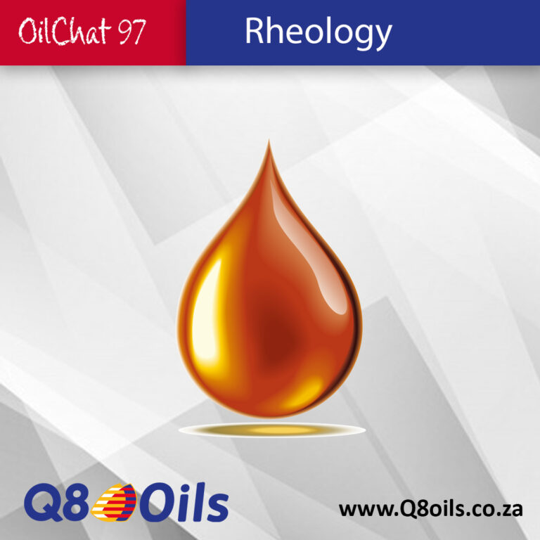 Rheology of lubricants - oil droplet
