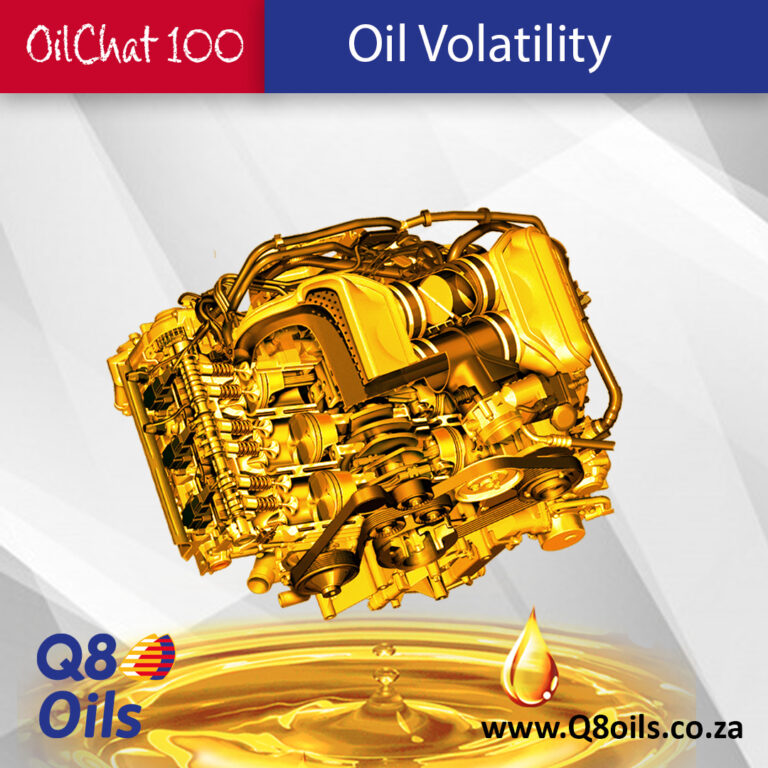 Volatility of lubricating oil - golden engine submerged in oil