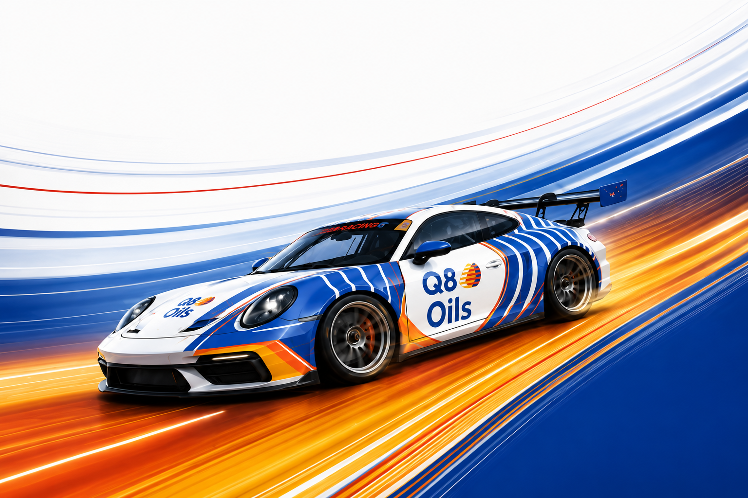 Q8Oils race car